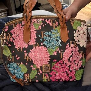 Dooney & Bourke Floral Satchel - Pink, Blue, Green
